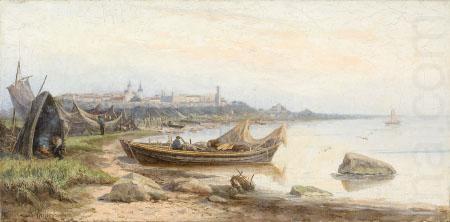 WISTINGHAUSEN Tallinn from Pirita, unknow artist